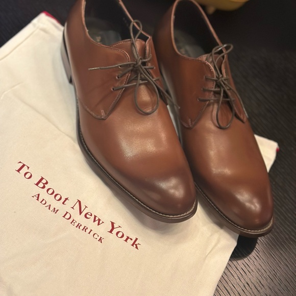 SOLD !!!!!!     NWOT - To Boot NY Winston Lace up in tan - Picture 4 of 7